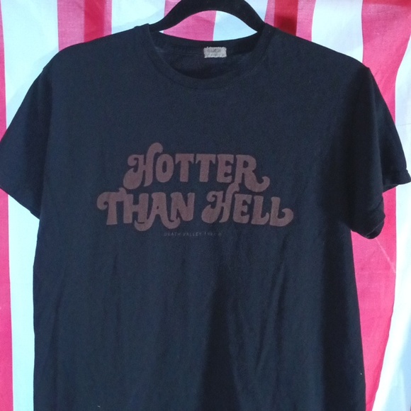 Brandy Melville Tops - SZ M JOHN GALT /BRANDY MELVILLE 'HOTTER THAN HELL' DEATH VALLEY TEE